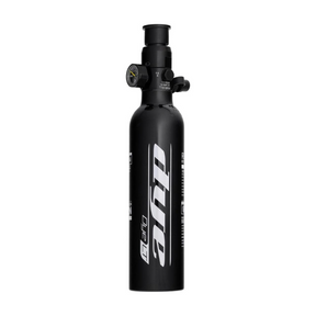 id-paintball DYE LT Aluminium Air System 0,2L 200 bar Paintball-Flasche mit Regulator in Schwarz