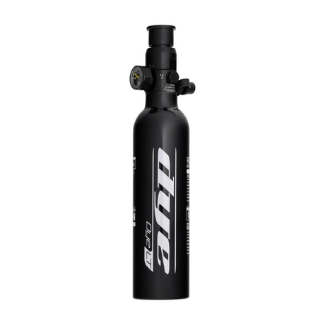 id-paintball DYE LT Aluminium Air System 0,2L 200 bar Paintball-Flasche mit Regulator in Schwarz