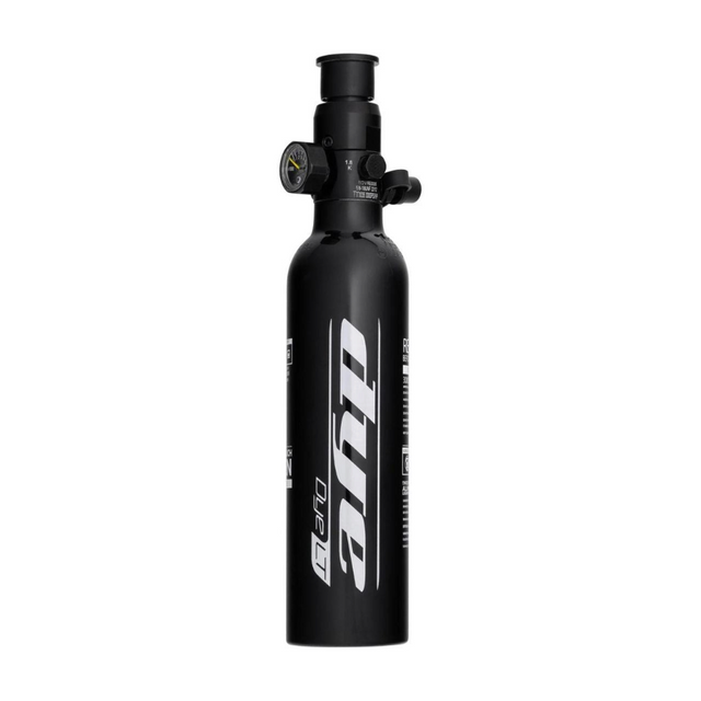 id-paintball DYE LT Aluminium Air System 0,2L 200 bar Paintball-Flasche mit Regulator in Schwarz