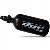 id-paintball Dye LT 0,8 Liter HP-System mit schwarzer Druckluftflasche und Regulator für Paintball-Markierer