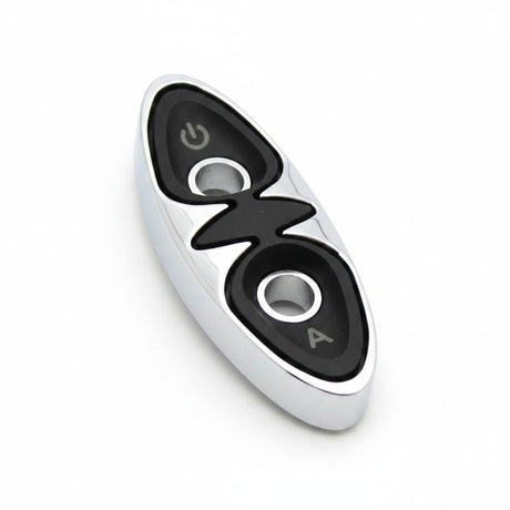 id-paintball Dye Proto Button Cover Bedienfeldabdeckung in Chrom und Schwarz für Paintball-Marker