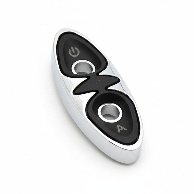 id-paintball Dye Proto Button Cover Bedienfeldabdeckung in Chrom und Schwarz für Paintball-Marker