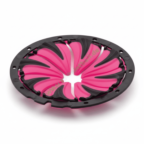 id-paintball Dye Quick Feed 6.0 in Pink und Schwarz für Rotor Loader mit flexiblen Lamellen für schnelles Nachladen