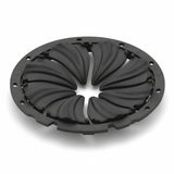 id-paintball Dye Quick Feed 6.0 in Schwarz für Rotor Loader mit flexiblen Lamellen für schnelles Nachladen