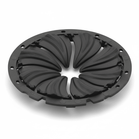 id-paintball Dye Quick Feed 6.0 in Schwarz für Rotor Loader mit flexiblen Lamellen für schnelles Nachladen