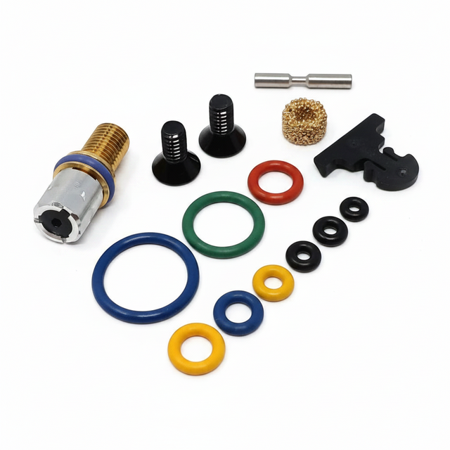 id-paintball Dye Regulator Repair Kit mit O-Ringen, Messing-Ventilsitz und Filter für CZR+, DSR Pro und MXR Markierer