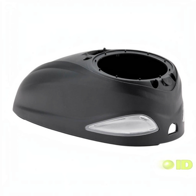 id-paintball Dye Rotor High Capacity Oberschale in Schwarz für Paintball Hopper mit erweitertem Volumen