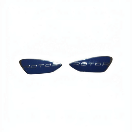 id-paintball Dye Rotor Metall Logo Button Shells in Blau für Paintball Hopper R1 R2 und LTR