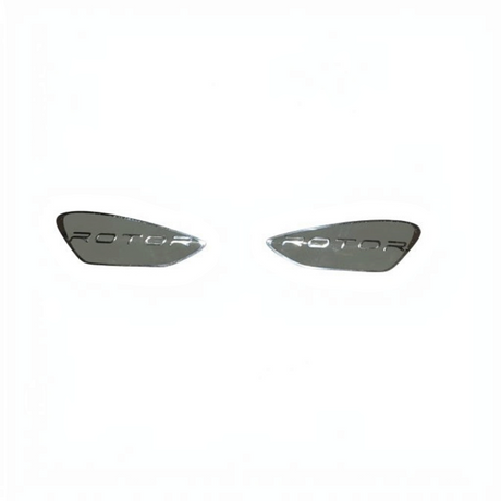 id-paintball Dye Rotor Metall Logo Button Shells für R1 R2 und LTR Paintball Hopper in Silber