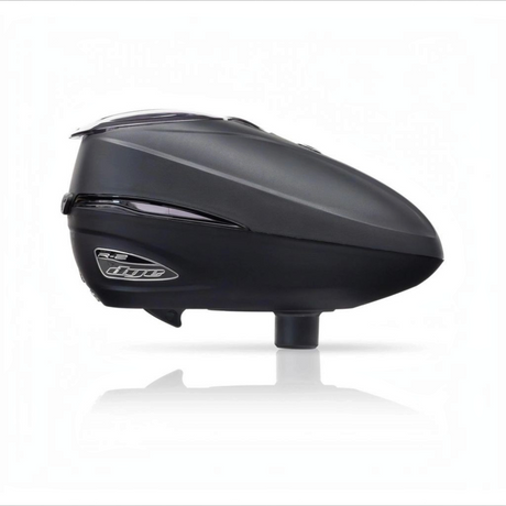 id-paintball Dye Rotor R2 Hopper in Schwarz mit variabler Kapazität für Paintball-Markierer