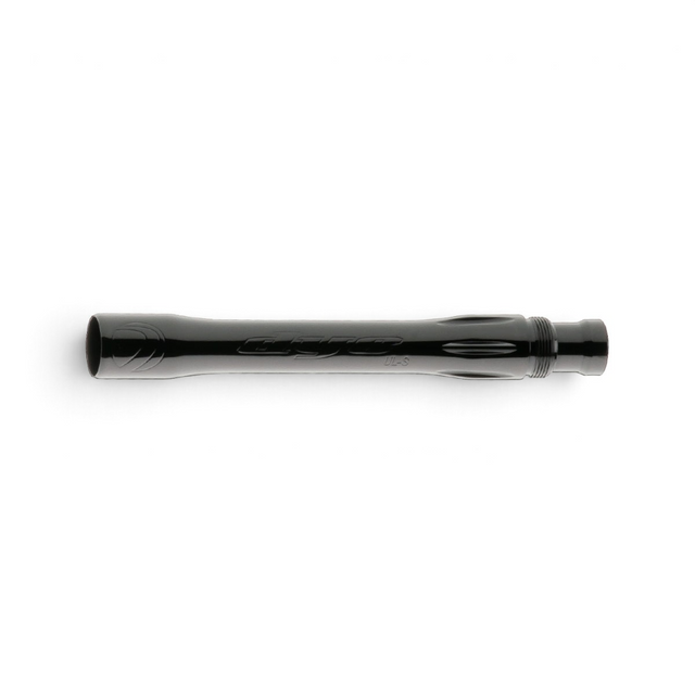 id-paintball DYE UL-S Ultralite Laufrückteil in glänzendem Schwarz mit Autococker-Gewinde für Paintball-Markierer