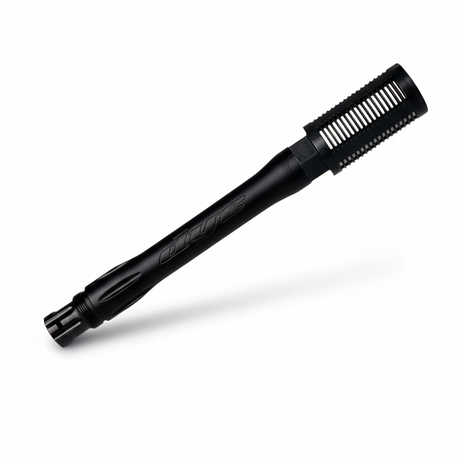 id-paintball Dye UL-S QT Tech Barrel Schalldämpfer in mattschwarz für Paintball-Markierer Trockenschusstests