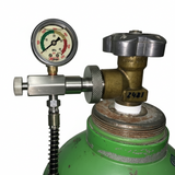 id-paintball Profi Edelstahl HP HPA Füllstation mit Manometer und Füllschlauch für 200 und 300 Bar Drucksysteme
