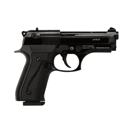 id-paintball Ekol Firat Compact Schreckschusspistole in Schwarz mit Metallschlitten und ergonomischem Griff