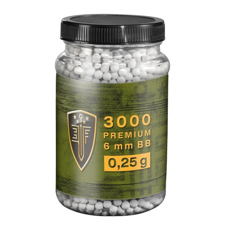 id-paintball Elite Force Premium Selection 0,25g Airsoft BBs in einer transparenten Vorratsdose mit 3000 Stück