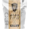 id-paintball Elite Force Bio BBs 0,25g in weiss, 4000 Stück biologisch abbaubare Airsoft-Munition im Beutel