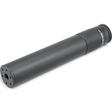 id-paintball Elite Force C4 Schalldämpfer-Attrappe aus schwarzem Aluminium für Airsoft mit M14x1 Linksgewinde