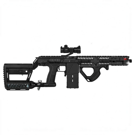 id-paintball Planet Eclipse EMEK EMF100 Gen. 3 Paintball Markierer in Schwarz mit Magfed-System und Visier