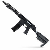 id-paintball Planet Eclipse EMF200 MagFed Markierer in Schwarz mit M-Lok Handschutz und AR-Style Design