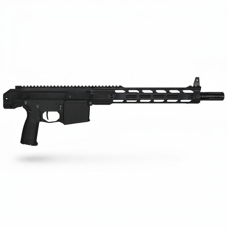 id-paintball Planet Eclipse EMF200 MagFed Markierer in Schwarz mit M-Lok Handschutz und Picatinny-Schiene