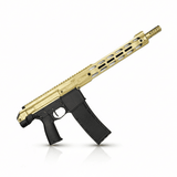 id-paintball Planet Eclipse EMF200 Scroll MagFed Markierer in limitierter Gold-Schwarz-Optik mit M-LOK Handschutz