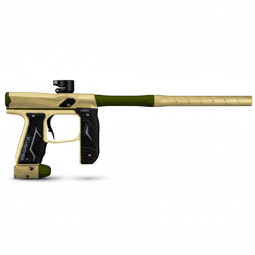 id-paintball Empire Axe 2.0 Paintball Markierer in Dust Tan und Dust Olive mit schlauchlosem Design