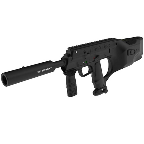 id-paintball Empire BT Dfender Paintball-Markierer in Schwarz mit integriertem Hopper und Apex2-Lauf