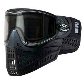 id-paintball Empire E-Flex Paintball-Maske in Schwarz mit belüftetem Design und klarem Sichtfeld