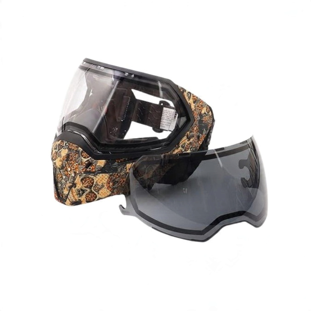 id-paintball Empire EVS Bandito LE Paintball-Maske mit Tarnmuster, Thermal-Ninja-Linse und zusätzlichem Klarglas