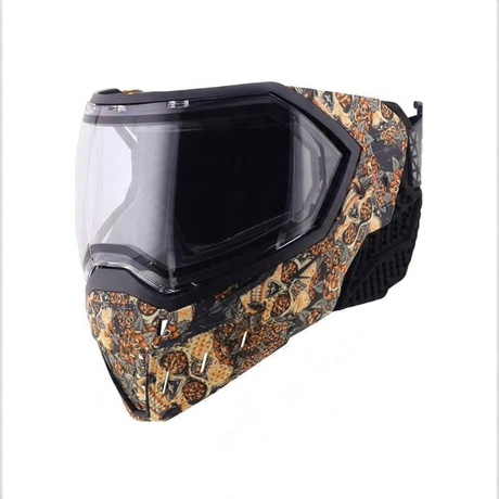 id-paintball Empire EVS Bandito LE Paintball-Maske mit Totenkopf-Muster und Thermalglas für optimalen Schutz