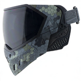 id-paintball Empire EVS Hex Camo Paintball Maske mit getöntem Thermalglas und futuristischem Design