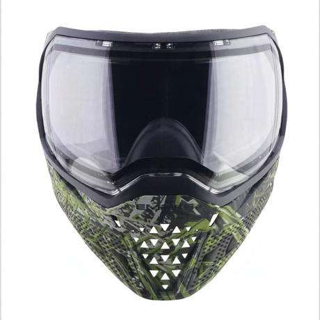 id-paintball Empire EVS Lurker LE Paintball-Maske mit grünem Camouflage-Muster und Thermalglas