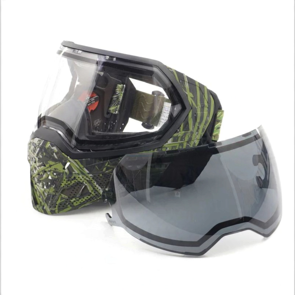 id-paintball Empire EVS Lurker LE Paintball-Maske in Camo-Optik mit zwei Thermalgläsern für klare Sicht