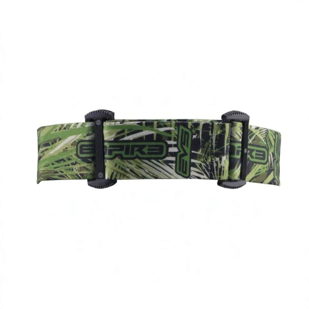 id-paintball Empire EVS Lurker LE Maskenband mit grünem Camouflage-Muster und schwarzem Logo-Schriftzug