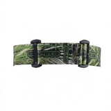 id-paintball Empire EVS Lurker LE Maskenband mit grünem Camouflage-Muster und schwarzem Logo-Schriftzug