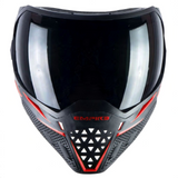 id-paintball Empire EVS Paintball Maske in Schwarz und Rot mit großem Thermalglas und 270 Grad Sichtfeld