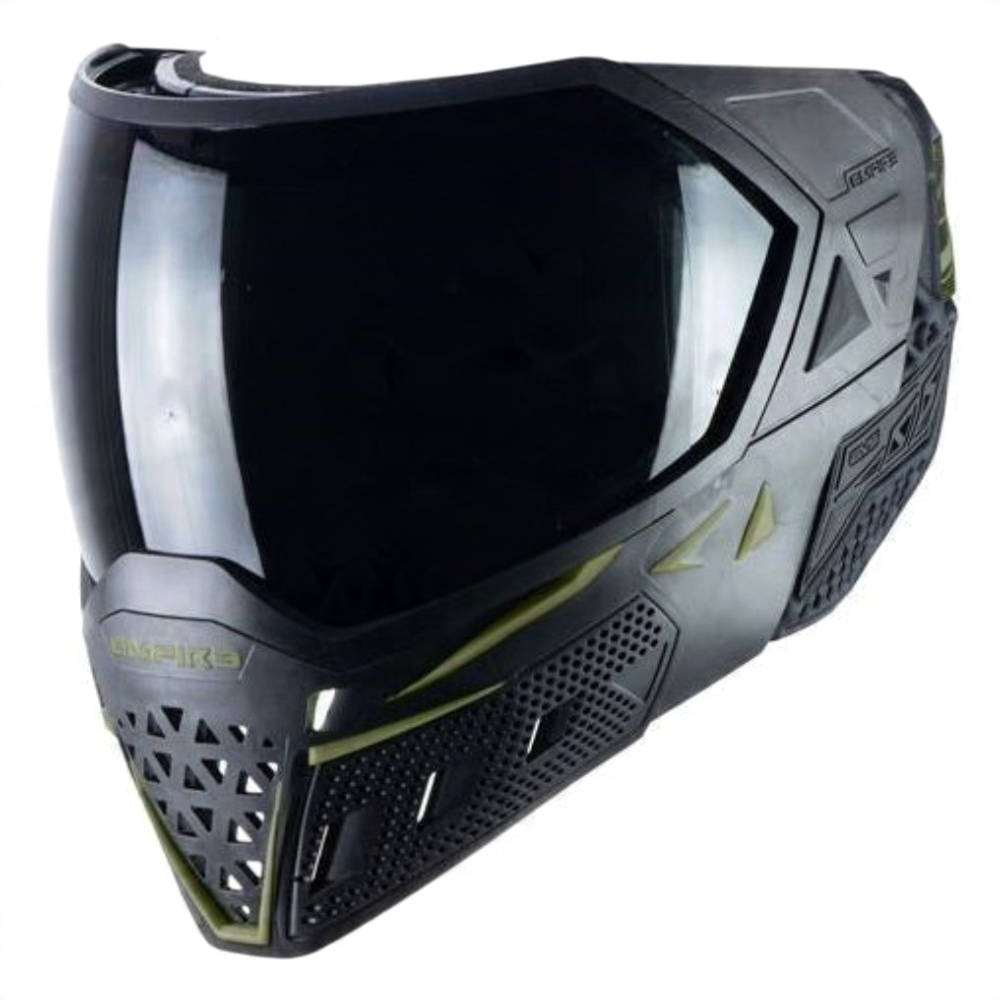 id-paintball Empire EVS Paintball Maske in Schwarz mit getöntem Thermalglas und 270 Grad Sichtfeld