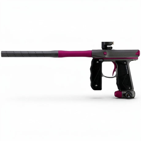 id-paintball Empire Mini GS Paintball Markierer in Dust Grey und Dust Pink mit 14-Zoll Lauf und gummiertem Frontgriff
