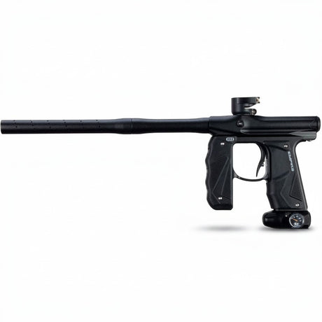 id-paintball Empire Mini GS Paintball Markierer in Schwarz mit 14 Zoll Lauf und gummiertem Frontgriff