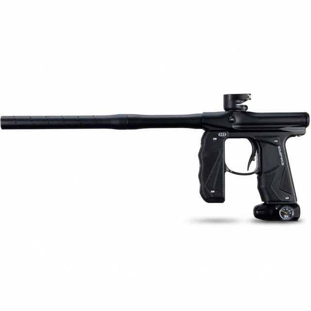 id-paintball Empire Mini GS Paintball Markierer in Schwarz mit 14 Zoll Lauf und gummiertem Frontgriff