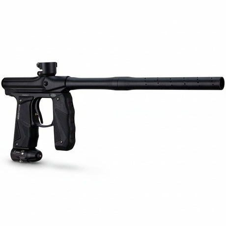 id-paintball Empire Mini GS Paintball Markierer in Schwarz mit 14 Zoll Lauf und gummiertem Frontgriff