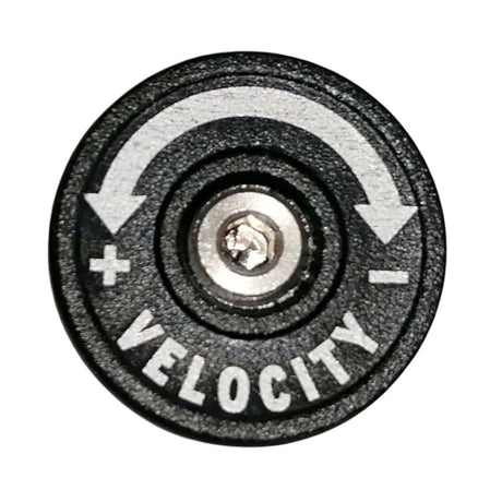 id-paintball Empire Mini GS Velocity Adjuster in Dust Black zur Geschwindigkeitsanpassung des Paintball-Markierers