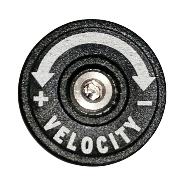 id-paintball Empire Mini GS Velocity Adjuster in Dust Black zur Geschwindigkeitsanpassung des Paintball-Markierers