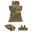 id-paintball Empty Shell Pouch aus braunem Polyester mit Kordelzug, zusammenrollbar für Paintball und Airsoft