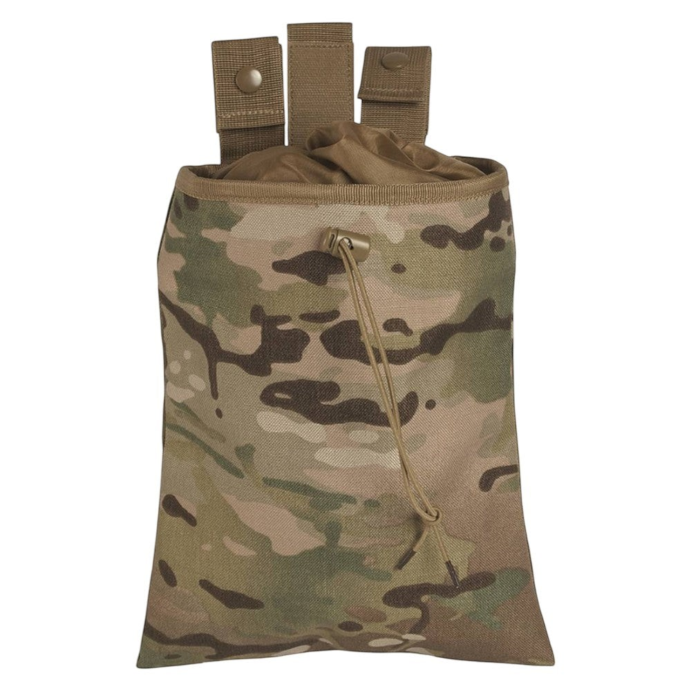 id-paintball Empty Shell Pouch in Camouflage mit Kordelzug und Befestigungsschlaufen für Airsoft und Paintball