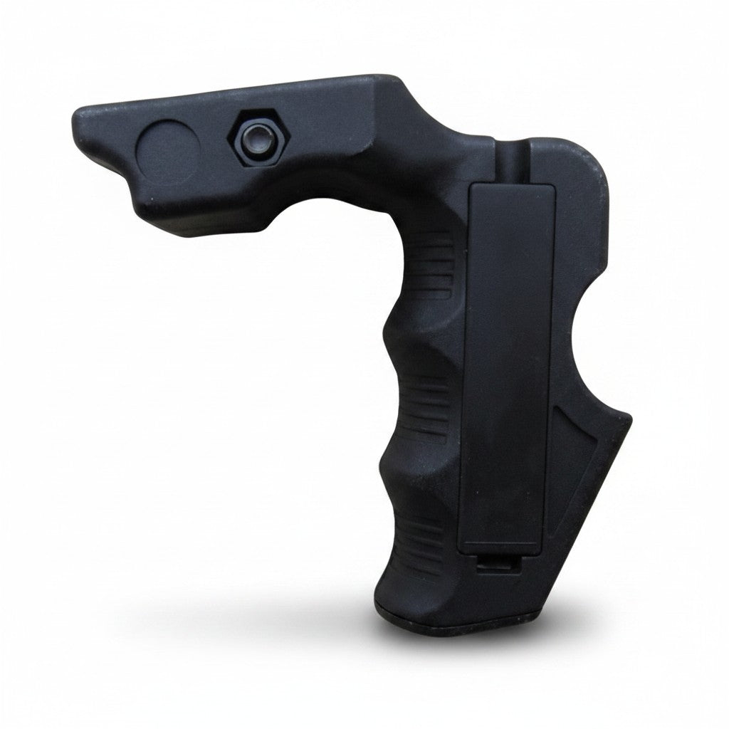 id-paintball ERGO RIS Frontgriff in Schwarz mit ergonomischem Design für 22mm Picatinny und Weaver Schienen