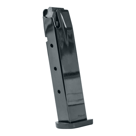 id-paintball Ersatzmagazin für Walther P88 Schreckschusswaffe im Kaliber 9 mm P.A.K. aus schwarzem Metall