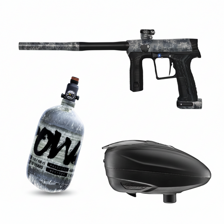 id-paintball Planet Eclipse ETHA 3 Paintball-Set in Urban HDE mit DYE Rotor LT-R Hopper und PowAir Carbon HP-System