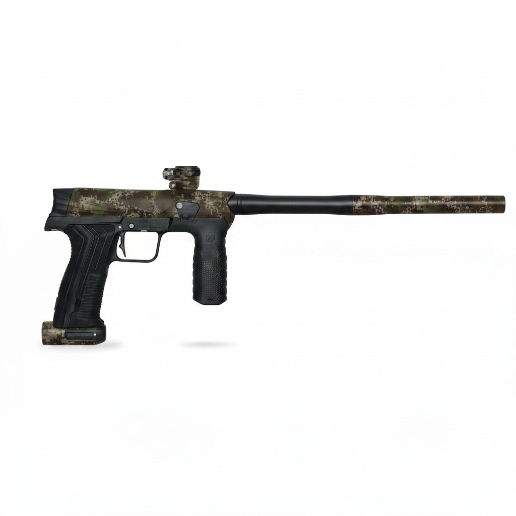 id-paintball Planet Eclipse ETHA3M Paintball Markierer in HDE Earth Camo mit Gamma Core und 14,5 Zoll Laufsystem