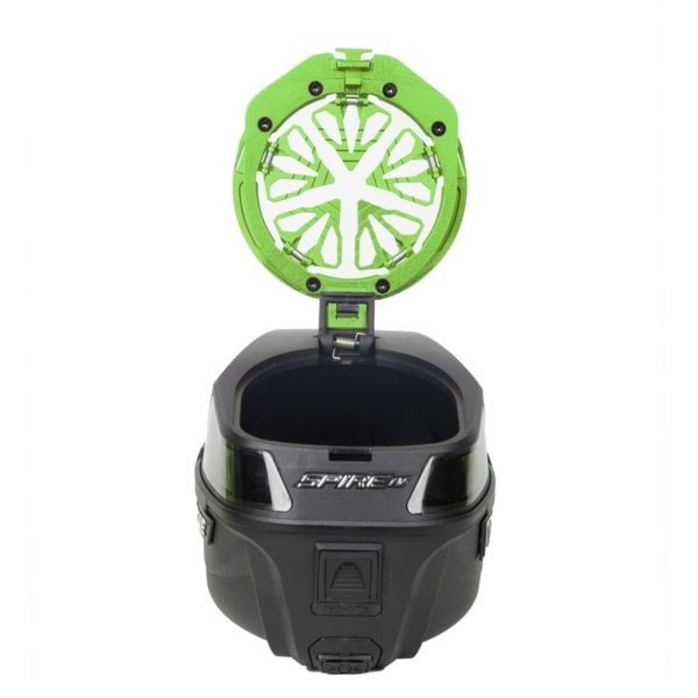 id-paintball HK Army EVO Pro Speedfeed in Lime Green aus Aluminium für Virtue Spire und Bunkerkings CTRL Hopper